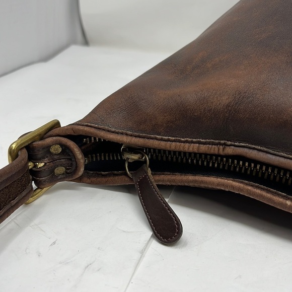 Coach Brown Duffle Feed Sac Shoulder Bag XL F7D - Picture 7 of 16